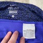 Nike Dri-Fit Womens Purple/Black/White Running Cropped Legging with Drawstring S Photo 7