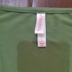 Xhilaration Green crop top size large by  ruffle sleeve Photo 2