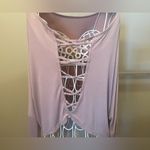 Forever 21  Criss-Cross Open-Back Long Sleeve Shirt Photo 5