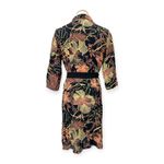 Loco Lindo | S | Silk Blend Floral 3/4 Sleeve Knee Photo 5