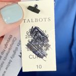 Talbots NEW Hampshire Ankle Pants Curvy Fit Straight Leg Blue Women's Size 10 Photo 4