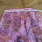 Pilcro  Anthropologie The Roamer Floral Patchwork Pants Pink Purple Size 28 Photo 8