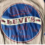Levi's Levi’s Retro Long 3/4 Sleeve Shirt Khaki Navy Blue XL Photo 1