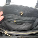BCBG EUC PARIS BLACK MEDIUM DOUBLE‎ HANDLE SATCHEL BAG. Photo 6
