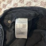 American Eagle  Ripped Mom High Rise Straight Jeans Black Size 4 Photo 7