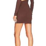 Camila Coelho NEW  Maya Mini Dress in Chocolate Brown Photo 0