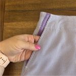 Lady Hagen  Lavender Stripe Seersucker Golf Skort Size 10 Photo 5