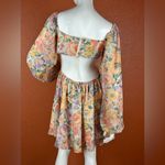 Showpo Floral Mini Backless Dress UK 8. D48 Photo 9