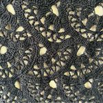 Laundry by Shelli Segal Vintage  Black Crocheted Tank Dress Size Small Y2K 2000s Photo 4