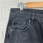 American Eagle  Black Distressed Denim Mom Jeans Size 10 Photo 5