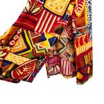 Jane Ashley Vintage Bold Colorful Tribal Printed Sleeveless Maxi Dress Photo 5