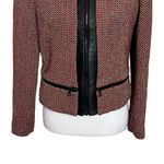 Sandro  Violaine Tweed Jacket Women’s Size Medium Zip Front Career Blazer Photo 2