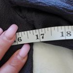 Hinge Womens Charcoal Gray 100% Silk Drape Front Cardigan Jacket Size S Photo 5