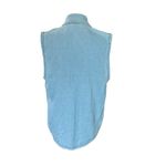CMC Vintage Chambray 100% Cotton Blue vest sleeveless top‎ Small Size 4 Photo 4