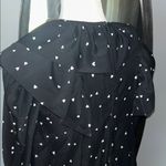 Tifanny Alison .Elegant Black and White Polka Dot Dress Photo 5