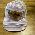 Wrangler Mesh Back Cap with Pink and Gray Stripes Photo 0