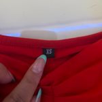 Amazon Trendy Queen () Rutched Red Top Photo 1