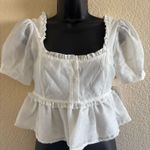 Altar'd State  white Lindsay Babydoll Top NWT Photo 2