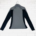 Under Armour  Women's Striped‎ 1/2 Zip Long Sleeve Athletic Pullover Top Medium Photo 6