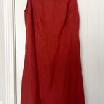 Boden Imelda Linen Dress Blue Size 4 Photo 3