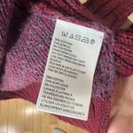 Urban Outfitters Ecote Patchwork Maroon Open Drap Cardigan Sweater Size Medium Photo 8