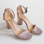 JustFab Blush Pink Block Heels Size 5.5 Photo 0