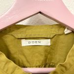 DÔEN Crew Neck Mini Tunic Dress in Gold Size S Green Photo 1