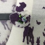 Delia's Delia’s lavender and white floral cardigan Photo 8