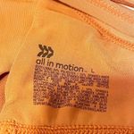 All In Motion  Size Large Peach Low Support Strappy Longline Sports Bra Photo 4