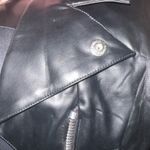 Fiorucci  Faux Leather Dress size 42IT/6 US Diagonal front zipper NWT Photo 6