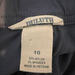 Duluth Trading Co Dry On The Fly 10" Shorts Women Size 10 Hiking Casual Ink Gray Photo 1