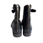 Frye Pippa Black Leather Buckle Moto Short Boots Women’s Size 6 Photo 2