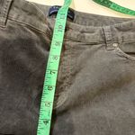 Talbots  Pants Womens 14 Gray Simply Flattering 5 Pocket Corduroy Tapered Ankle Photo 5