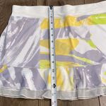 Sofibella‎ 13” Canvas Mid Rise Ruffle Floral Print Tennis Skirt Size XL White Photo 9