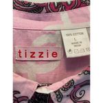 Tizzie Paisley Pink Long Sleeve Tunic Top Cover Photo 4