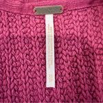 Free People Nightingale Open Front Knit Cardigan Sweater Women’s XS Magenta Pink Photo 3
