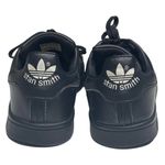 Adidas  ★ Stan Smith Low Profile Sneaker Tennis Shoes ★ Black Vegan Leather ★ 7M Photo 4