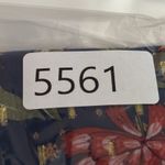 Amanda Uprichard Shirt Womens Small Navy Red Floral Flower Blouse Bloomcore Photo 8