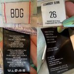 BDG Urban Outfitters High Waisted Cowboy Jeans Floral size 26 Photo 5