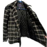 American Eagle  Plaid Wool Blend Peacoat Jacket Small Preppy Winter Timeless Photo 7