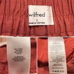 Wilfred Aritzia Fable High-Rise Pleated Linen Mini Shorts Moroccan Spice Size 2 Photo 13