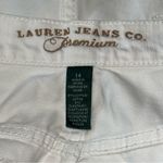 Ralph Lauren Lauren Jean Co  RLL Women’s Size 14 White Classic Straight Jeans Photo 4