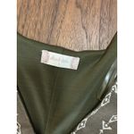 Altar'd State Altar’d State Peasant Style Mini Dress with Long Sleeves in Olive Green. Size S Photo 4