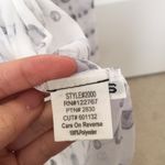 Anthropologie 3 for $15!! White pattern with jewels blouse, S Photo 2