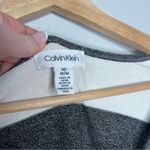 Calvin Klein  Striped V-Neck Sweater (Medium) Photo 6