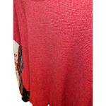 Free People  We the Free Women Small Blossom Thermal Top Red Bandana Sleeves Boho Photo 9