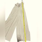 Colombian long beige bodysuit wide leg sleeveless v Photo 7