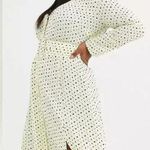 ASOS pale yellow polka dot dress size 2 runs big Size M Photo 14