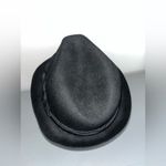 Banana Republic  100% Black Wool Fedora Hat Classic Vintage Style Unisex 2011 S/M Photo 8