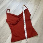 Primark  Tie Up Bustier Tank Top Rust Orange (2XS) Photo 4